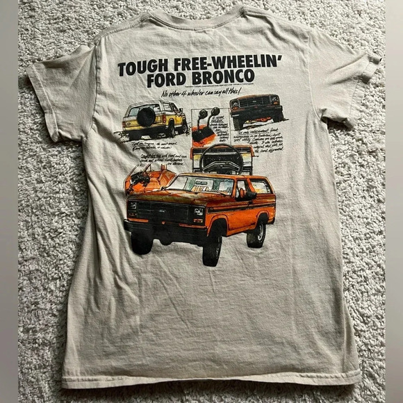 Size Small Ford Bronco Men's Short Sleeve Tee - Picture 5 of 5